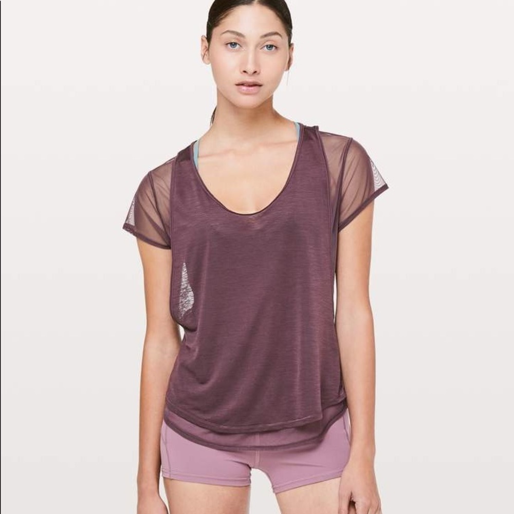 Lululemon Set the Course Short Sleeve